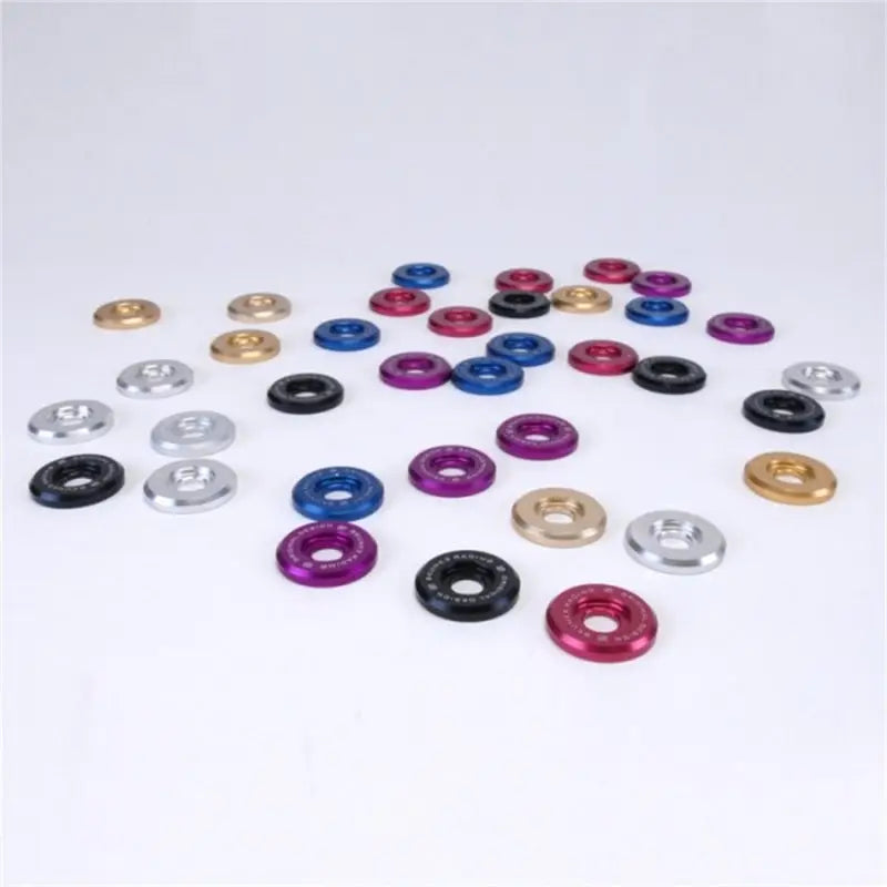 Skunk2 Racing 649-05-0215 Skunk2 Small Fender Black Anodized Washer Kit (6 Pcs.)