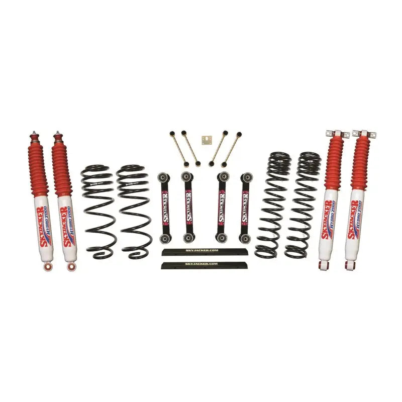 Skyjacker TJ401BPHLT Skyjacker Jeep TJ/LJ 4in Dual Rate Long Travel Front/Rear Kit w/ Hydro 7000 Shocks