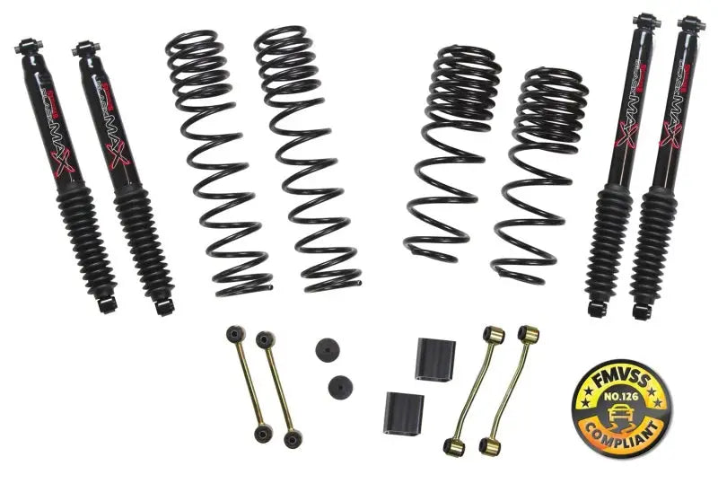 Skyjacker Long Travel 2 Stage 2in-2.5in Coil System 2018 Jeep Wrangler JL 4 Door 4WD (Non-Rubicon) - Truck & Automotive