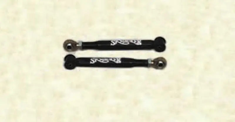 Black adjustable suspension link arms with spherical bearings for Skyjacker suspension link kit