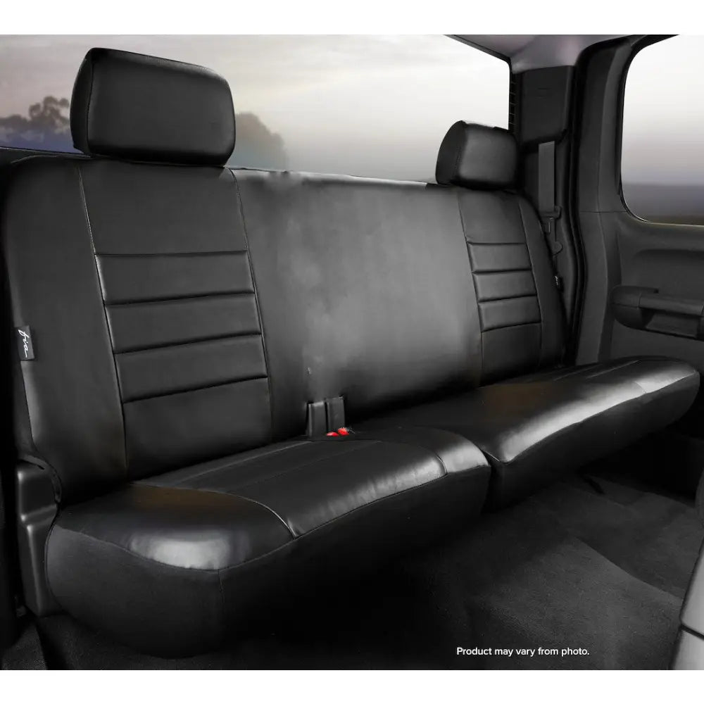 SL62-67 BLK/BLK FIA Sl Rear 60/40Sil/Sierra 1500 Crew C - Seats and Components