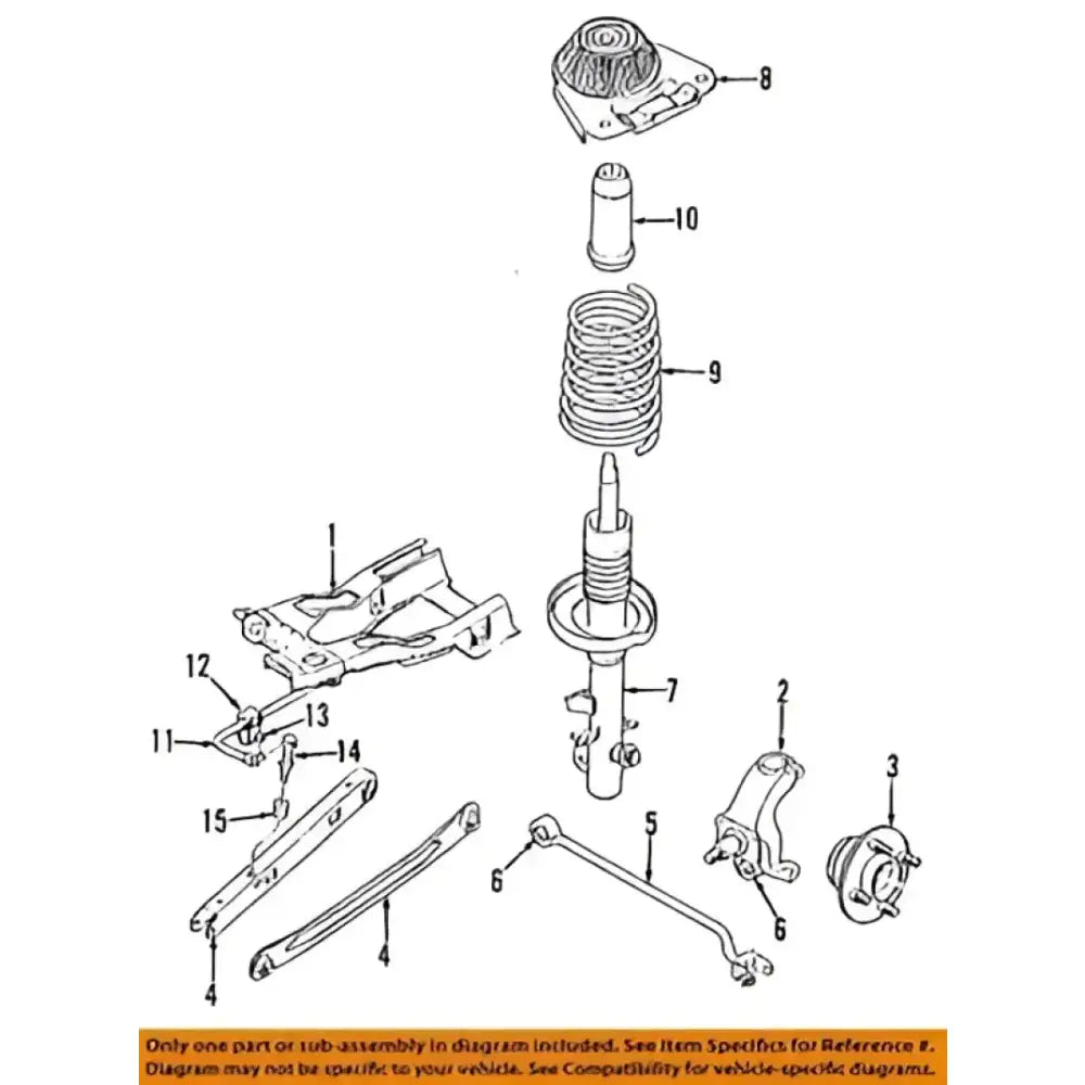 Diagram of SL85655 Dorman Stabilizer Bar Link showing stabilizer bar link parts