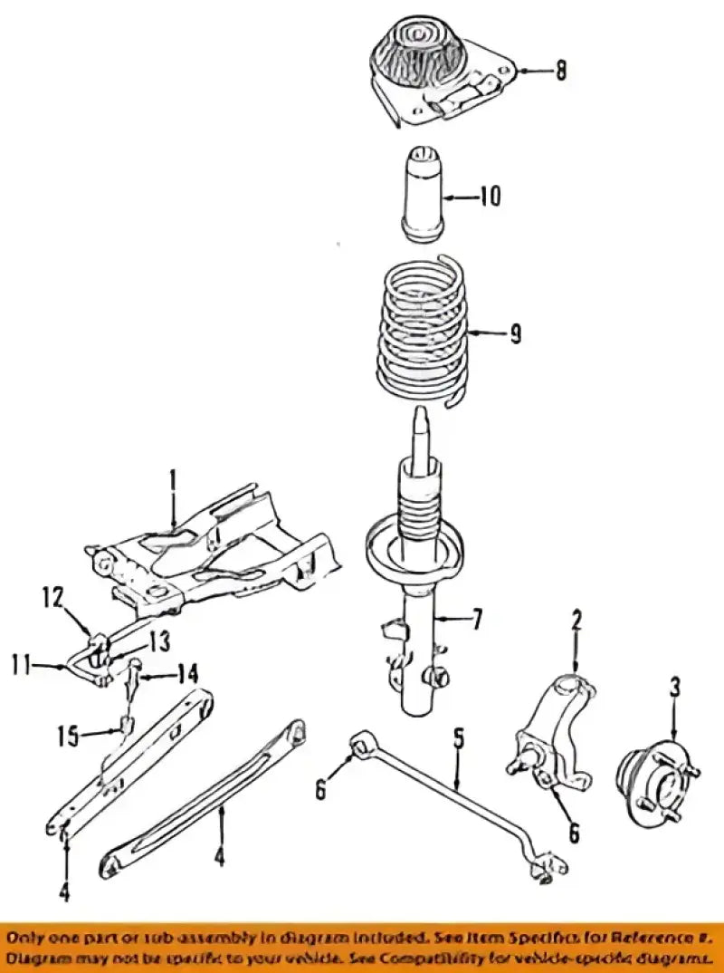 Diagram of SL85655 Dorman Stabilizer Bar Link showing stabilizer bar link parts
