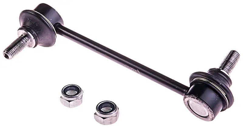 Black SL85765 Dorman stabilizer bar link with threaded studs and nuts for easy install
