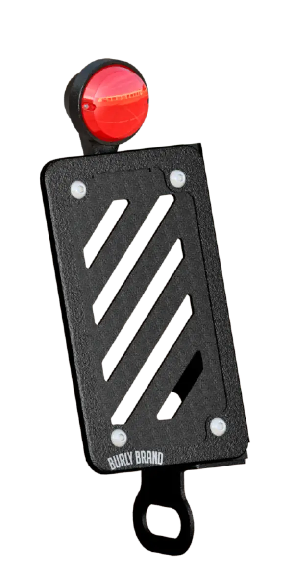 BURLY BRAND Slash Cur Lic Plt Kit Vert Black