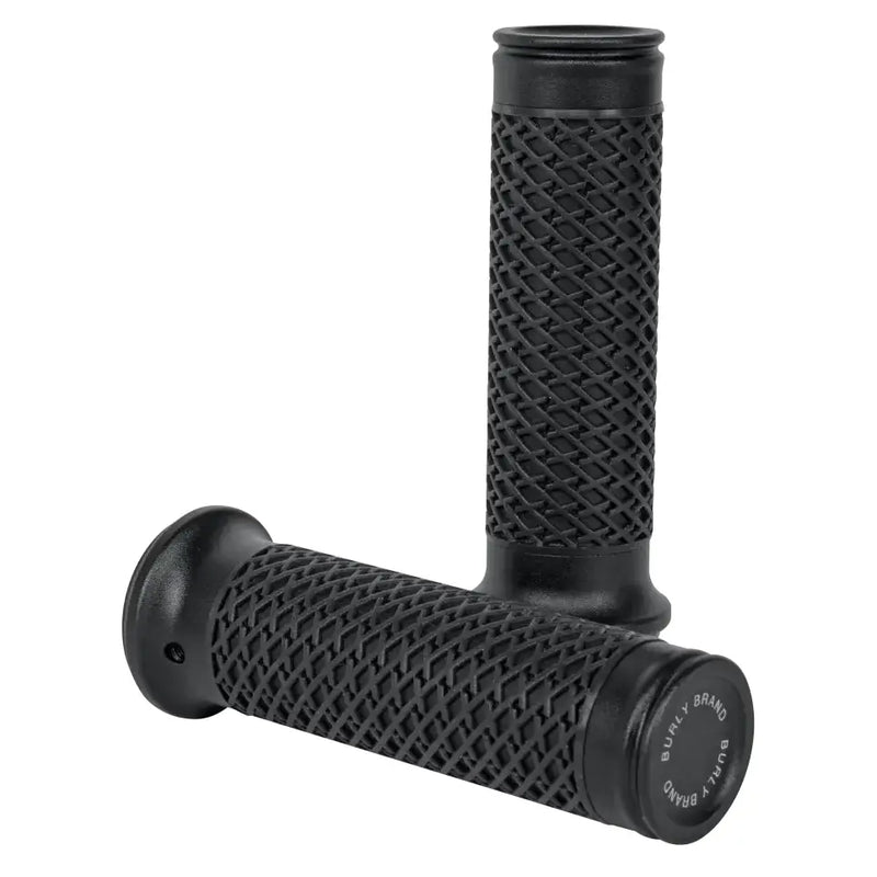 BURLY BRAND Slash Cut Grip Set 7/8" Black