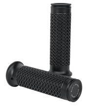 BURLY BRAND Slash Cut Grip Set 7/8" Black