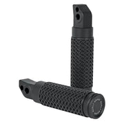 BURLY BRAND Slash Cut Pass Foot Pegs Black