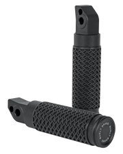 BURLY BRAND Slash Cut Pass Foot Pegs Black