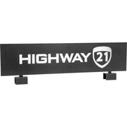 HIGHWAY 21 Slat Wall Display Sign