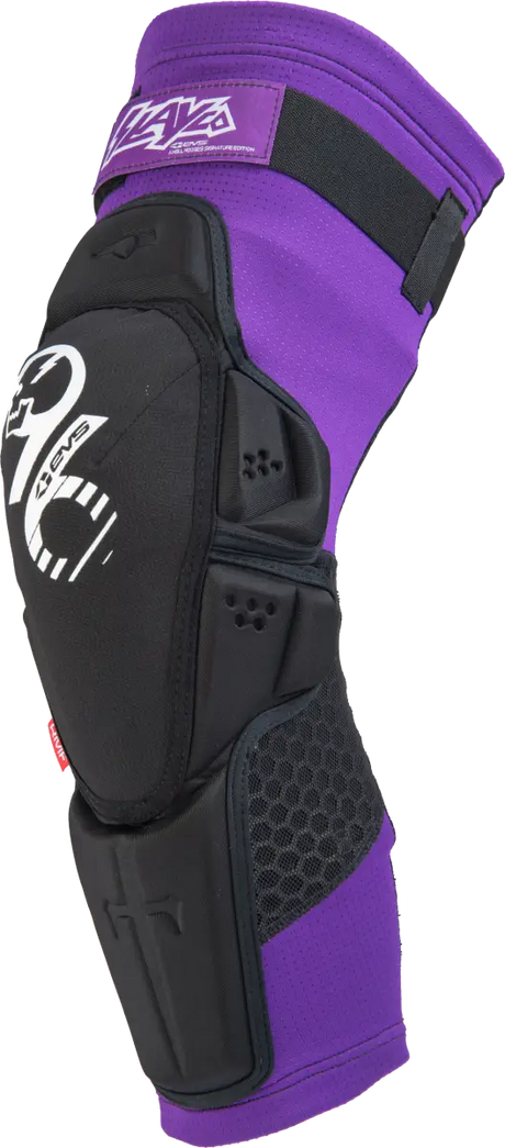 SLAY96K-L/X Slayco96 Knee Pad Lg/Xl, low profile CE LEVEL 2 certified, featuring Reactive Memory Foam, molded bio-foam, tacky silicone grippers, and Hexprene fabric for maximum airflow and protection.