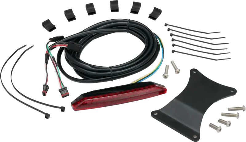 Trailer wiring harness kit with Slayer Max Mnt Rear LED Brake and Turn Signals