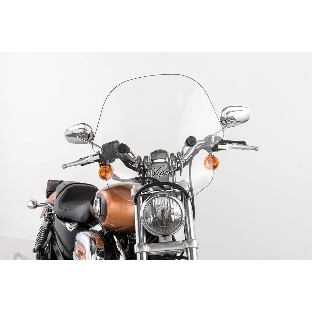 Ss 10 Viper W/S Clear W/Chrome Hardware 1 1/4"