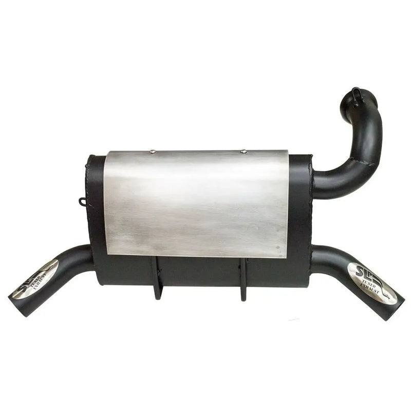 SLP Performance Slip-On Muffler Exhaust 09-116 - Silver Perf Rzr 900