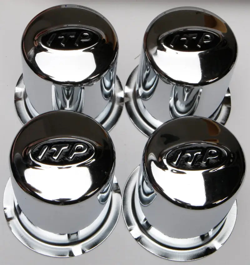 SM1300BX Itp Steel 4/110 Chrome Cap 4 Pack 