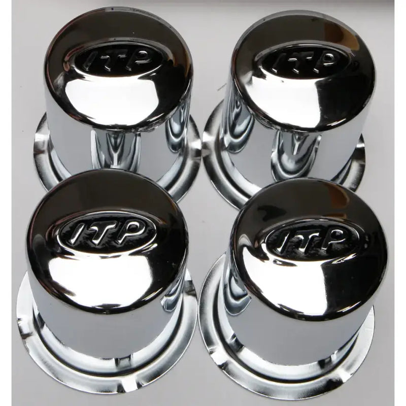 SM1300BX Itp Steel 4/110 Chrome Cap 4 Pack 