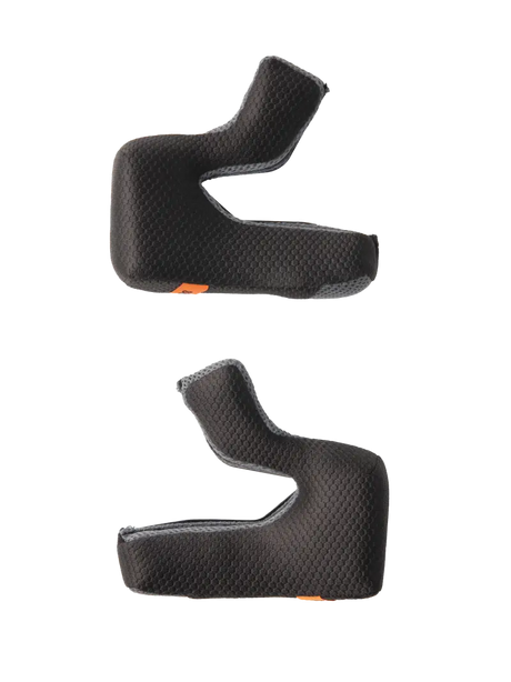 Sm7 Cheek Pad Set Black Lg 40mm - ALPINESTARS