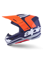Sm7 Core Helmet Orng/Blue Matt 2x - ALPINESTARS