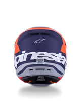 Sm7 Core Helmet Orng/Blue Matt 2x - ALPINESTARS