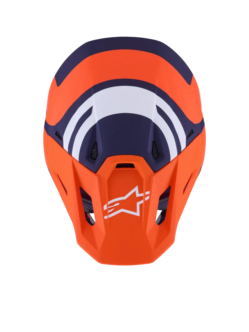 Sm7 Core Helmet Orng/Blue Matt 2x - ALPINESTARS