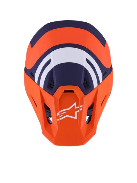 Sm7 Core Helmet Orng/Blue Matt 2x - ALPINESTARS