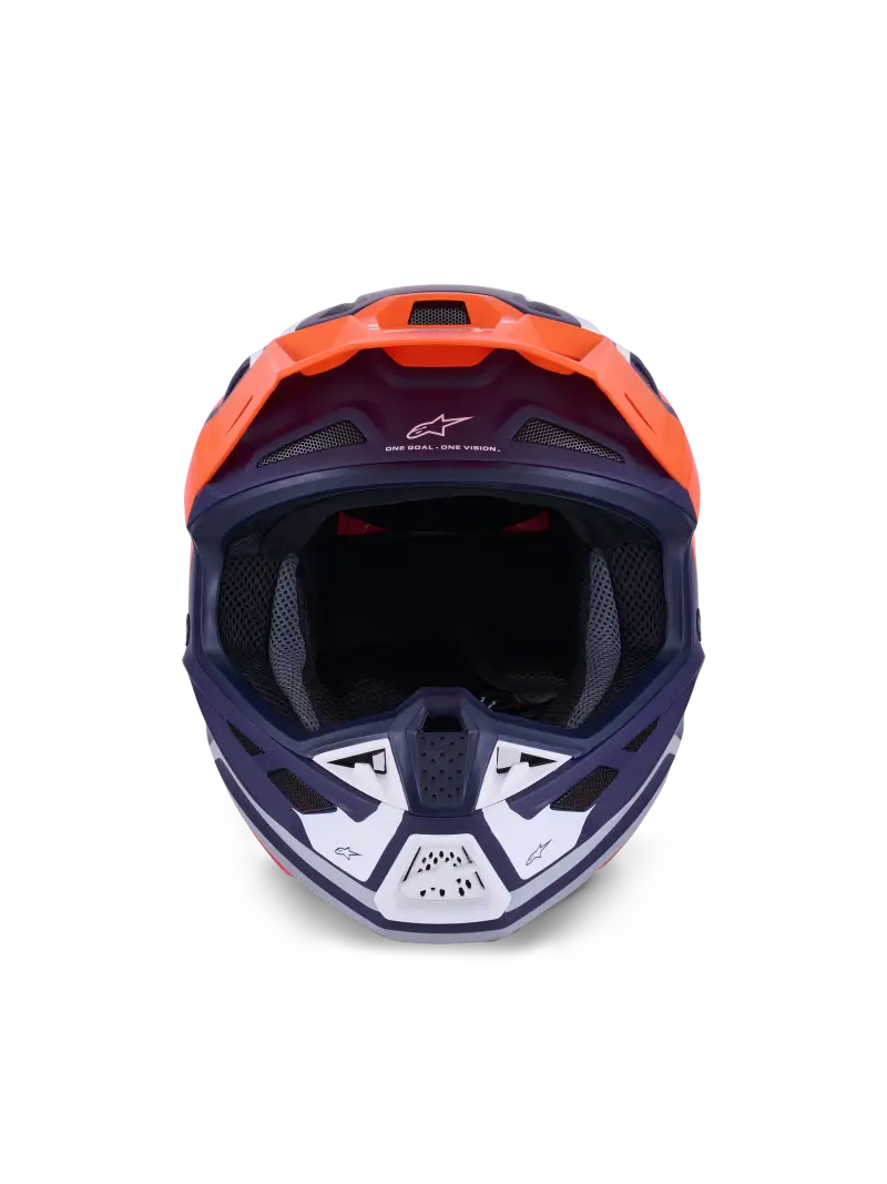 Sm7 Core Helmet Orng/Blue Matt 2x - ALPINESTARS