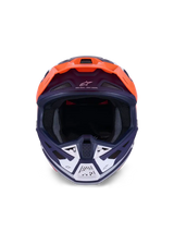 Sm7 Core Helmet Orng/Blue Matt 2x - ALPINESTARS