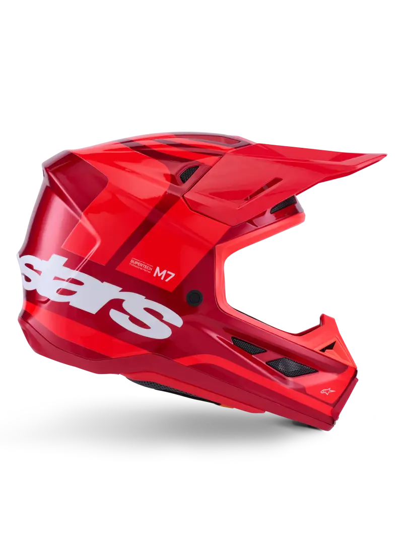 Sm7 Core Helmet Red Glossy Sm - ALPINESTARS