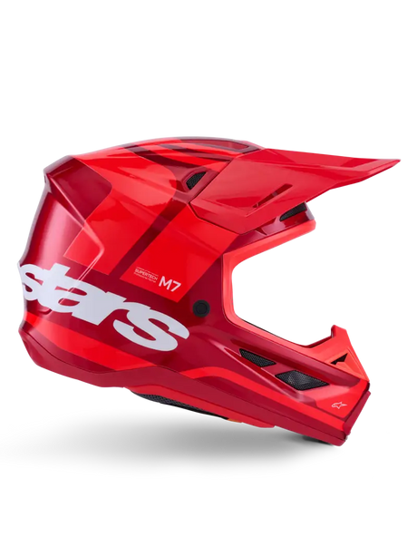 Sm7 Core Helmet Red Glossy Sm - ALPINESTARS