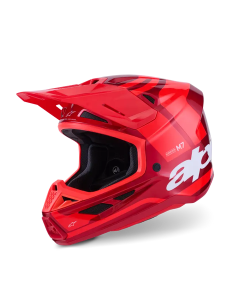 Sm7 Core Helmet Red Glossy Xl - ALPINESTARS