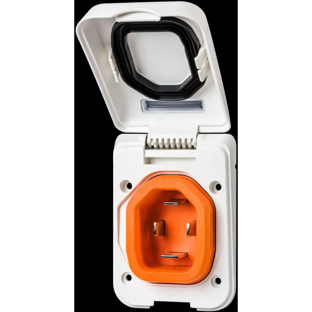 Smart Plug Multi-Point Locking System Power Inlet Port BM50PW - White 50AMP Nometal