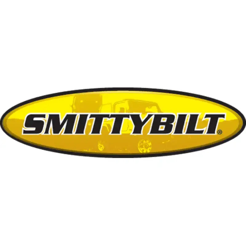 Smittybilt logo on Smitty Bilt 519701-07 upper door passenger side for off-road Jeep