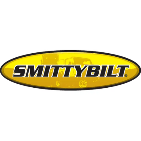 Smittybilt logo on Smitty Bilt 519701-07 upper door passenger side for off-road Jeep