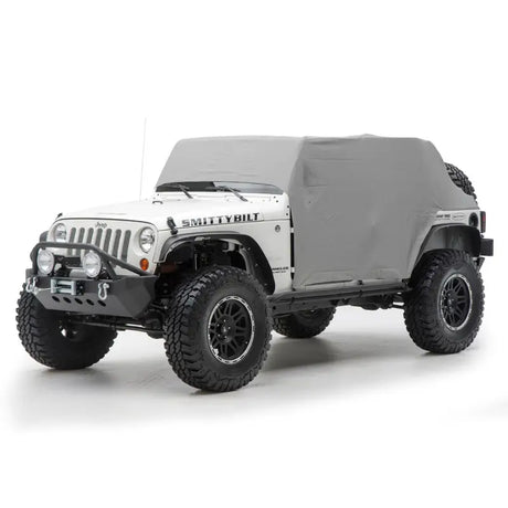 Smittybilt Cab Cvr W/Door Flap Gray - 1068 - Wheels