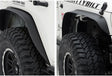 Black Smittybilt XRC Fender Flare Kit 4Pc for rugged off-road look