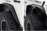 Black Smittybilt XRC Fender Flare Kit 4Pc for rugged off-road look
