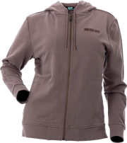 Neve Zip Up Hoodie Smoky Mauve Lg - DSG