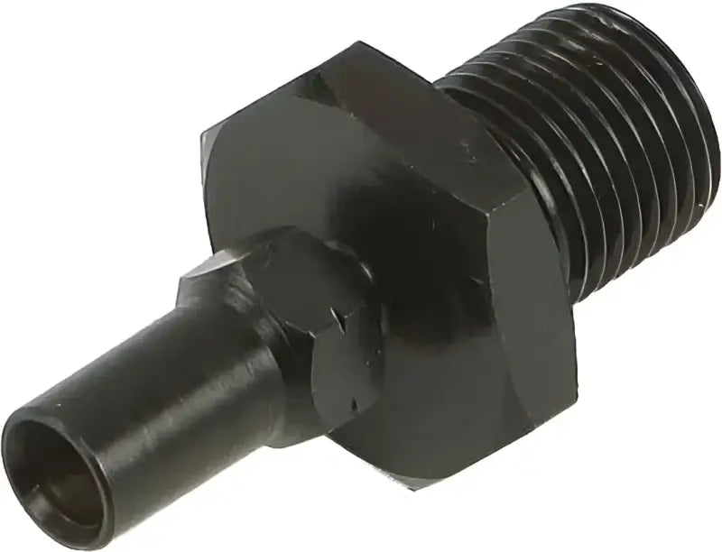 SN440-02-04BDY Sniper 2 Straight Male Adapter Black 7/16 24