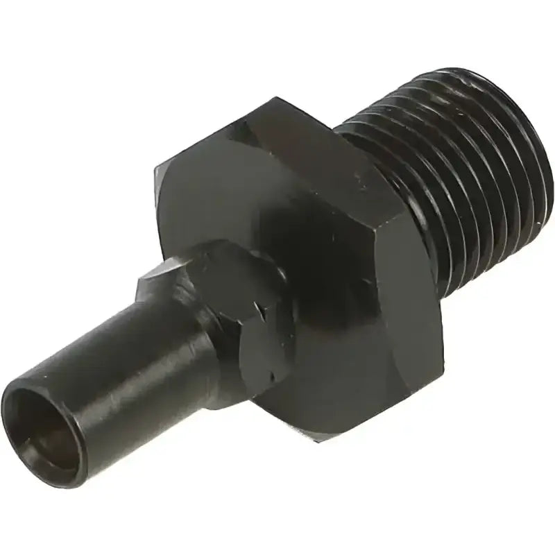 SN440-02-04BDY Sniper 2 Straight Male Adapter Black 7/16 24