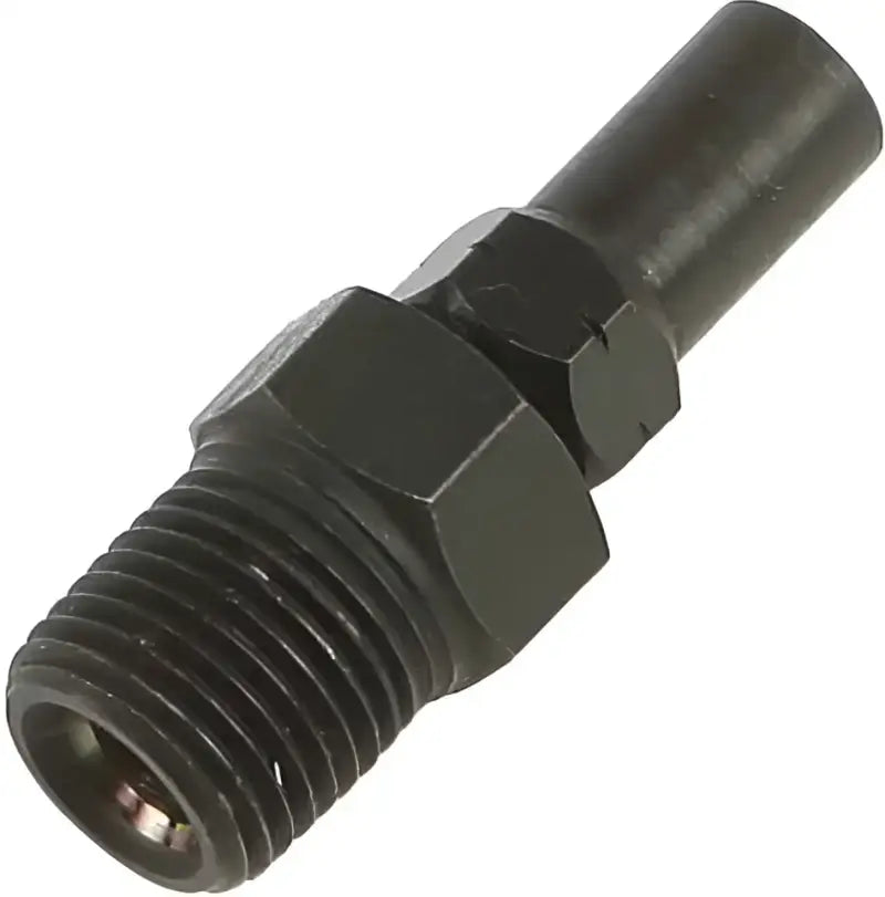 SN816-02-18BDY Sniper 2 Npt Straight Male Adapter Black 1/8"