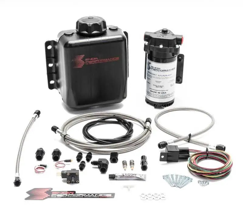 Snow Performance SNO-301-BRD Snow Performance Stg 1 Boost Cooler Water Injection Kit TD (w/SS Braided Line & 4AN Fittings)