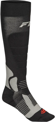 Snow Heavyweight Wool Sock Black Lg/Xl - FLY RACING