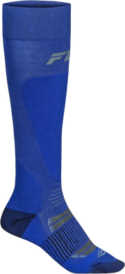 Snow Midweight Wool Sock Blue Sm/Md - FLY RACING