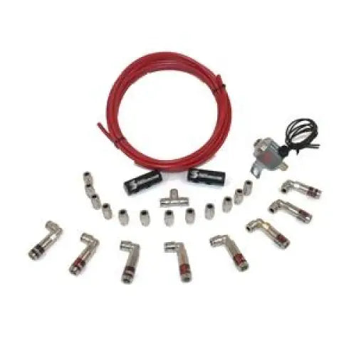 Snow Performance SNO-809-BRD Snow Performance 1/8in. NPT Female to 4AN Male Low Profile Water Nozzle Holder 4AN Elbow