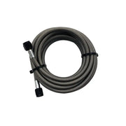 Snow Performance Snow Performance 15ft Braided Stainless Line (Black) w/ -4AN Fittings (15ft Only)
