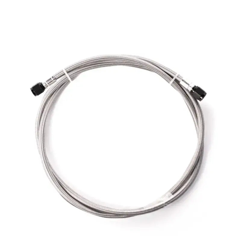 Snow Performance 1ft Stainless Steel Braided Line (Black) w/ 4AN Fittings - Truck & Automotive