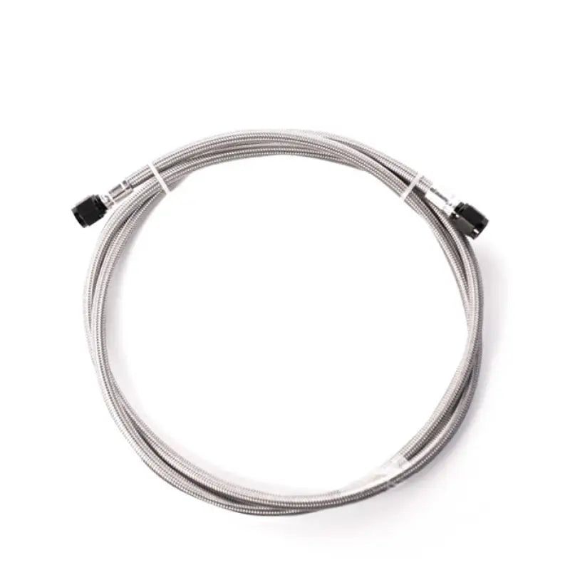 Snow Performance 2ft Stainless Steel Braided Line (Black) w/ 4AN Fittings - Truck & Automotive