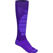 Snow Performance Coolmax Sock Purple Sm/Md - FLY RACING