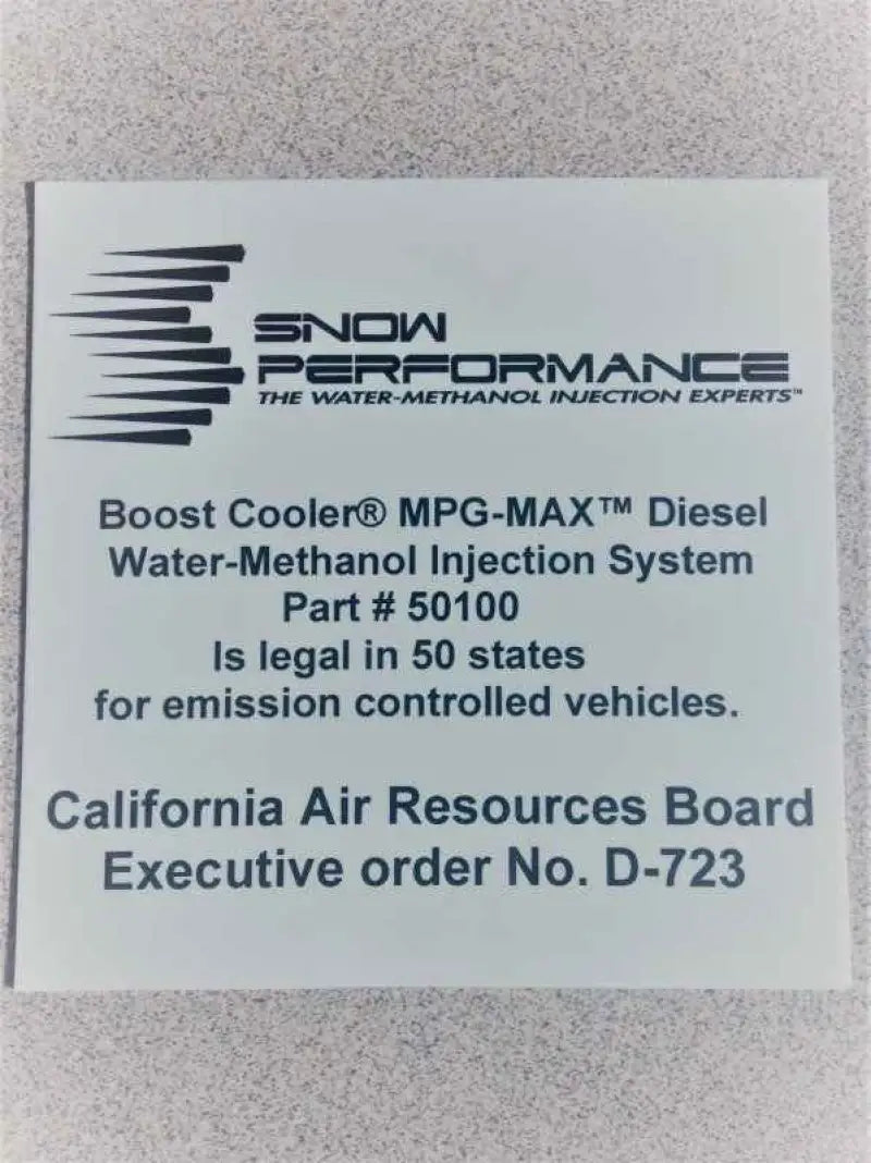 Snow Performance SNO-50100