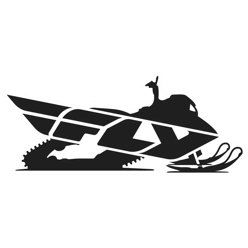 Snow Trailer Sticker 45"